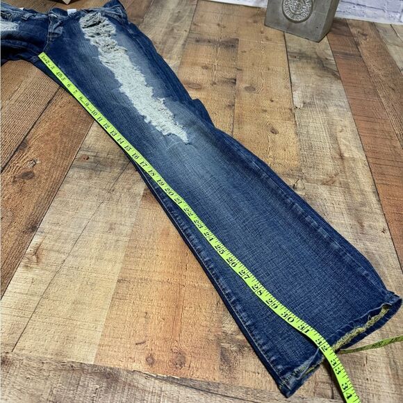 LOOMSTATE REVOLVE DISTRESSED JEANS 100% ORGANIC COTTON WOMEN'S SIZE 30 - Picture 5 of 16